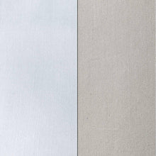 Charger l&#39;image dans la galerie, Ensemble housse en coton égyptien et bambou 2 tons - Blanc pur + Gris sable | Sous la couette
